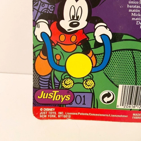 Vintage 90s Bend Ems  The Phantom Blot Mickey Toy Mickeys Stuff Bendable Figure - Picture 10 of 16